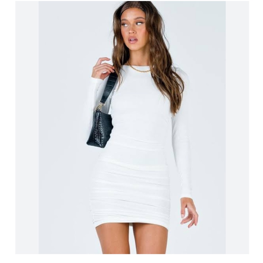 NEWTON MINI DRESS IN WHITE